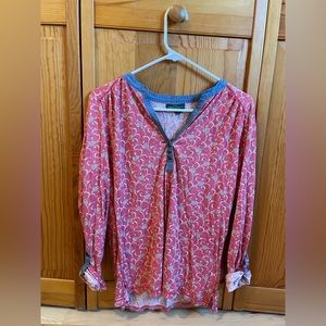 Ralph Lauren Floral Henley Top